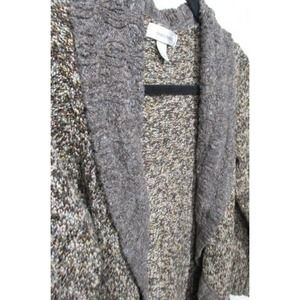 Dressbarn Open Front Shawl Collar Sweater, Size LP